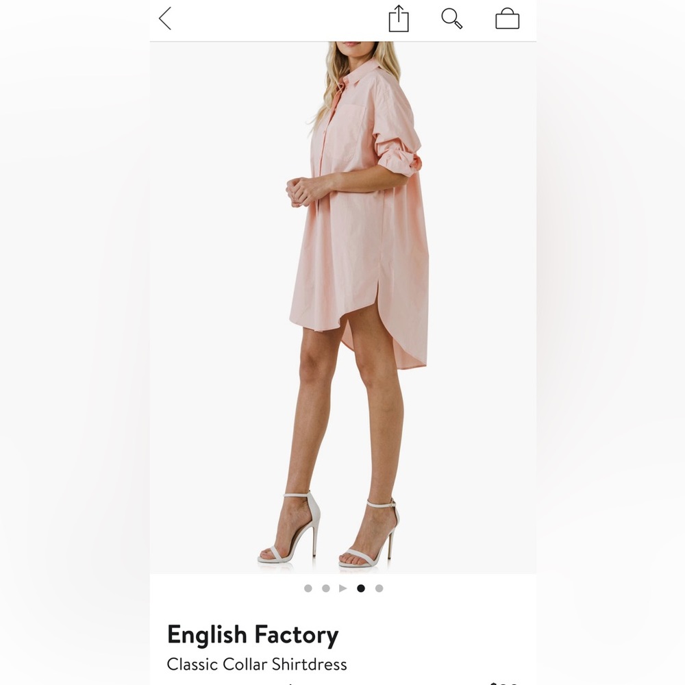 English Factory Shirt Dress